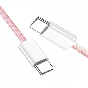 WRIARICH 1.0M USB-C Type C Male to Male PD 27W 65W Power 480Mbps Data Cable Pink Sleeve for Phone & Tablet & Laptop WRIARICH 1.0M USB-C Type C Male to Male PD 27W 65W Power 480Mbps Data Cable Pink Sleeve for Phone & Tablet & Laptop
