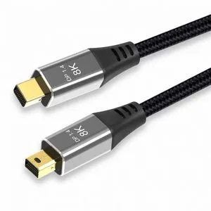 WRIARICH Mini DisplayPort 1.4 8K 60hz Cable Ultra-HD UHD 4K 144hz Mini DP to MiniDP Cable 7680*4320 for Video PC Laptop TV (200cm) WRIARICH Mini DisplayPort 1.4 8K 60hz Cable Ultra-HD UHD 4K 144hz Mini DP to MiniDP Cable 7680*4320 for Video PC Laptop TV (200cm)