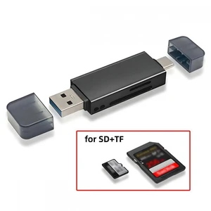WRIARICH Cable USB 3.0 & Type-C to TF T-Flash Card & SD Card Reader Writer for Camera & Laptop & Tablet & Mate Serial Phone WRIARICH Cable USB 3.0 & Type-C to TF T-Flash Card & SD Card Reader Writer for Camera & Laptop & Tablet & Mate Serial Phone