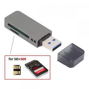 WRIARICH Cable USB 3.0 to Nano Memory NM Card & SD Card Reader Writer for Camera & Laptop & Tablet & Mate Serial Phone WRIARICH Cable USB 3.0 to Nano Memory NM Card & SD Card Reader Writer for Camera & Laptop & Tablet & Mate Serial Phone