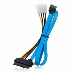 WRIARICH Hard Disk SFF-8482 SAS Cable 29Pin to 1* SATA 7PIN HDD Cable 70cm WRIARICH Hard Disk SFF-8482 SAS Cable 29Pin to 1* SATA 7PIN HDD Cable 70cm