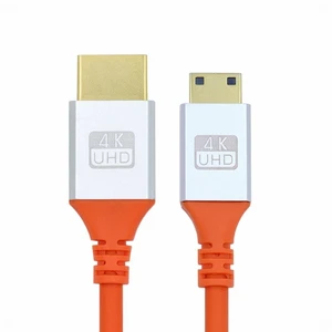 WRIARICH Mini HDMI 4K to HDMI Ultra Soft High Flex HDTV Cable Hyper Super Flexible Cord High Speed Type-A Male to Male for Computer HDTV (100cm) WRIARICH Mini HDMI 4K to HDMI Ultra Soft High Flex HDTV Cable Hyper Super Flexible Cord High Speed Type-A Male to Male for Computer HDTV (100cm)