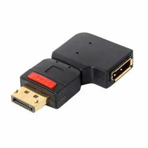 WRIARICH Cable Left Angled 90 Degree DisplayPort Male to Female Extension Adapter Standard DP 4K WRIARICH Cable Left Angled 90 Degree DisplayPort Male to Female Extension Adapter Standard DP 4K