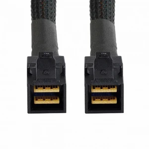 WRIARICH Internal Mini SAS HD SFF-8643 to Mini SAS High Density HD SFF-8643 Data Server Disk Raid Cable 50cm WRIARICH Internal Mini SAS HD SFF-8643 to Mini SAS High Density HD SFF-8643 Data Server Disk Raid Cable 50cm