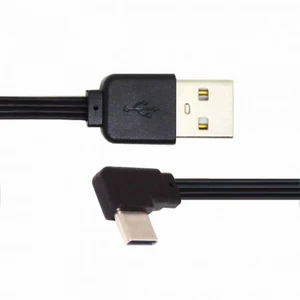 WRIARICH 13cm USB 2.0 Type-A Male to Type-C USB-C Left Right Angled 90 Degree Data Flat Slim FPC Cable for FPV Disk Phone WRIARICH 13cm USB 2.0 Type-A Male to Type-C USB-C Left Right Angled 90 Degree Data Flat Slim FPC Cable for FPV Disk Phone