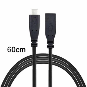 WRIARICH 10Gbps USB-C USB 3.1 Type-C Male to Female Extension Data Cable for MAC Laptop Tablet Cell Phone (60cm) WRIARICH 10Gbps USB-C USB 3.1 Type-C Male to Female Extension Data Cable for MAC Laptop Tablet Cell Phone (60cm)
