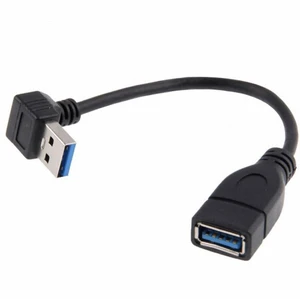 WRIARICH Down Angled USB 3.0 Type-A Male to USB 3.0 Type-A Female Extension Cable (20cm) 5Gbps 90 Degree WRIARICH Down Angled USB 3.0 Type-A Male to USB 3.0 Type-A Female Extension Cable (20cm) 5Gbps 90 Degree