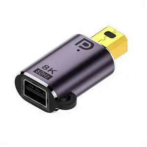 WRIARICH Cable Mini DisplayPort 1.4 Male to Mini DP Female 8K 60hz Adapter Ultra-HD UHD 4K 144hz 7680*4320 for Video PC Laptop Monitor WRIARICH Cable Mini DisplayPort 1.4 Male to Mini DP Female 8K 60hz Adapter Ultra-HD UHD 4K 144hz 7680*4320 for Video PC Laptop Monitor