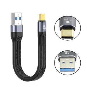 WRIARICH 10Gbps USB 3.1 Type-C Male to USB3.0 Type A Male Flat Slim FPC Data Cable 13cm for Laptop Phone WRIARICH 10Gbps USB 3.1 Type-C Male to USB3.0 Type A Male Flat Slim FPC Data Cable 13cm for Laptop Phone