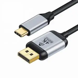 WRIARICH USB 3.1 Type-C USB-C Source to DisplayPort DP Displays Male 4K Monitor Cable for Laptop 1.8m WRIARICH USB 3.1 Type-C USB-C Source to DisplayPort DP Displays Male 4K Monitor Cable for Laptop 1.8m