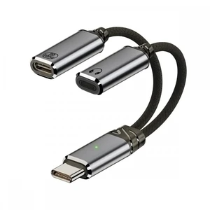 WRIARICH Type-C USB-C Male to 8P Female Audio DAC AUX Music 16bit 48kHz & 100W PD Power Cable for Laptop Tablet Phone WRIARICH Type-C USB-C Male to 8P Female Audio DAC AUX Music 16bit 48kHz & 100W PD Power Cable for Laptop Tablet Phone