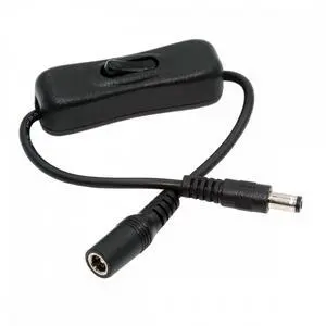 WRIARICH DC Cable with On Off Power Switch Button DC 5.5x2.1mm Male to Female for DC 5V Desk Lamp Fan Camera WRIARICH DC Cable with On Off Power Switch Button DC 5.5x2.1mm Male to Female for DC 5V Desk Lamp Fan Camera