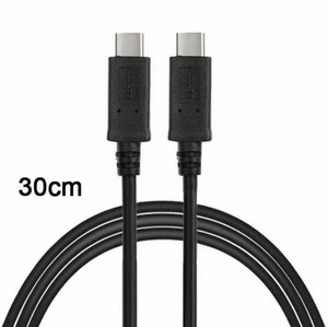 WRIARICH 10Gbps USB-C USB 3.1 Type-C Male Connector to Male Data Video Cable for Tablet Phone 65W Disk Drive (0.3m) WRIARICH 10Gbps USB-C USB 3.1 Type-C Male Connector to Male Data Video Cable for Tablet Phone 65W Disk Drive (0.3m)