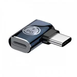 WRIARICH USB-C Type C Male to 8P Female 27W Power 480Mbps Data Adapter Left Right Angled Compatible with iPhone 15 & Android & Tablet WRIARICH USB-C Type C Male to 8P Female 27W Power 480Mbps Data Adapter Left Right Angled Compatible with iPhone 15 & Android & Tablet