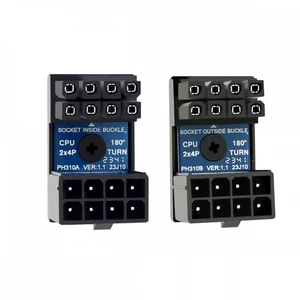 Vszerda 2pcs/lot ATX 8P EPS Male to Female 360 Degree Up Down Angled Power Header Adapter for CPU 12V Vszerda 2pcs/lot ATX 8P EPS Male to Female 360 Degree Up Down Angled Power Header Adapter for CPU 12V