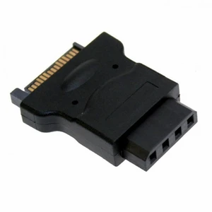 WRIARICH 15Pin SATA Male Power Cable to Molex 4-pin IDE Hard Disk Drive Power Adapter WRIARICH 15Pin SATA Male Power Cable to Molex 4-pin IDE Hard Disk Drive Power Adapter