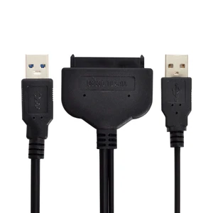 WRIARICH USB 3.0 to SATA 22Pin 2.5" Hard disk driver Adapter With extral USB Power cable WRIARICH USB 3.0 to SATA 22Pin 2.5" Hard disk driver Adapter With extral USB Power cable