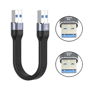 WRIARICH 10Gbps USB 3.1 Type A Male to USB3.0 Type A Male Extension Flat Slim FPC Data Cable 13cm for Laptop Desktop WRIARICH 10Gbps USB 3.1 Type A Male to USB3.0 Type A Male Extension Flat Slim FPC Data Cable 13cm for Laptop Desktop