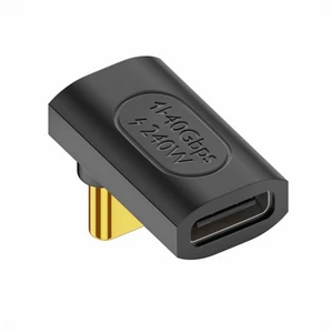WRIARICH USB4 Type-C Male to Female Extension 240W Power 40Gbps Data 8K Video Adapter Up Down Angled for NS Phone Laptop WRIARICH USB4 Type-C Male to Female Extension 240W Power 40Gbps Data 8K Video Adapter Up Down Angled for NS Phone Laptop