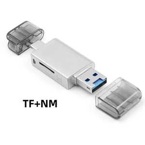 WRIARICH Type-C USB-C USB 2.0 Version to NM Nano Memory Card TF Micro SD Card Reader for Phone Cell Phone Laptop WRIARICH Type-C USB-C USB 2.0 Version to NM Nano Memory Card TF Micro SD Card Reader for Phone Cell Phone Laptop