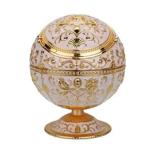 Windproof Ashtray with Lid for Cigarettes Metal Portable Cigar Ashtray Odor Eliminator for Indoor outdoor Hand Stamped Rose Pattern with Sparkle Fancy Gift for Men Women(Jade white-Gold Rose) Windproof Ashtray with Lid for Cigarettes Metal Portable Cigar Ashtray Odor Eliminator for Indoor outdoor Hand Stamped Rose Pattern with Sparkle Fancy Gift for Men Women(Jade white-Gold Rose)