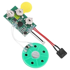 DIY Greeting Card Chip, 60 Seconds Music Sound Audio Voice Recording Module Device Chip Recordable Sound Chip for Christmas Cards, Creative Gift Boxes, Jewelry Boxes, Crafts, Children's Toys DIY Greeting Card Chip, 60 Seconds Music Sound Audio Voice Recording Module Device Chip Recordable Sound Chip for Christmas Cards, Creative Gift Boxes, Jewelry Boxes, Crafts, Children's Toys