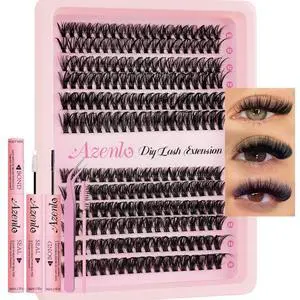 Lash Extensions 40D+60D Cluster 240pcs DIY Wispy Lash Clusters 10-16mm Eyelash Clusters for Beginners At Home Individual Thin Band Lash Kit (40D+60D Kit) Lash Extensions 40D+60D Cluster 240pcs DIY Wispy Lash Clusters 10-16mm Eyelash Clusters for Beginners At Home Individual Thin Band Lash Kit (40D+60D Kit)
