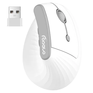 Ergonomic Vertical Mouse, Silent Wireless Bluetooth Mouse | BT5.0 and 2.4G, 3 Adjustable DPI for PC,Mac,Laptop,Computer,Home,Office Use (White) Ergonomic Vertical Mouse, Silent Wireless Bluetooth Mouse | BT5.0 and 2.4G, 3 Adjustable DPI for PC,Mac,Laptop,Computer,Home,Office Use (White)