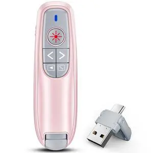 Presentation Clicker for Powerpoint Presenter Remote with Laser Pointer Presentation Clicker for Powerpoint Presenter Remote with Laser Pointer