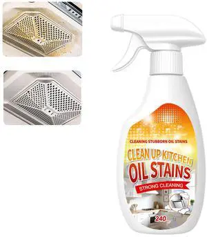 Clean Up Kitchen Oil Stains Spray,Kitchen Cleaner Spray,Heavy Oil Cleaner Stain,All-Purpose Cleaning Spray for Kitchens Oil Stain Remover (8.45oz) Clean Up Kitchen Oil Stains Spray,Kitchen Cleaner Spray,Heavy Oil Cleaner Stain,All-Purpose Cleaning Spray for Kitchens Oil Stain Remover (8.45oz)