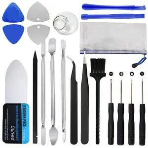 19 in 1 Electronics Repair Tool Kit, Spudger Pry Opening Tool Screwdriver Set for iPhone, Laptop, iPad, Cell Phone, MacBook, Tablet, Computer, Electronics Repair 19 in 1 Electronics Repair Tool Kit, Spudger Pry Opening Tool Screwdriver Set for iPhone, Laptop, iPad, Cell Phone, MacBook, Tablet, Computer, Electronics Repair