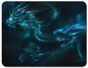 Gaming Mouse Pad - Non-Slip Rubber Base, Smooth Surface for Precise Mouse Control, Ideal for Laptop, Office Use - 9.5 x 7.9 Inch - Blue Dragon Gaming Mouse Pad - Non-Slip Rubber Base, Smooth Surface for Precise Mouse Control, Ideal for Laptop, Office Use - 9.5 x 7.9 Inch - Blue Dragon