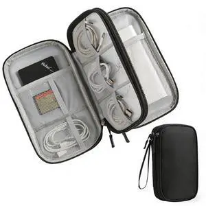 Travel Storage Box - Hard EVA Protective Cover for Mobile Power Bank, Charger, Cable, Phone and Accessories - Portable Storage Bag for Airplane, Business Travel, Home Furnishings Travel Storage Box - Hard EVA Protective Cover for Mobile Power Bank, Charger, Cable, Phone and Accessories - Portable Storage Bag for Airplane, Business Travel, Home Furnishings