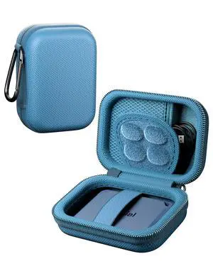 Hard Carrying Case for Crucial X10/ X9/ X10 Pro/ X9 Pro Portable SSD, USB 1TB 2TB 4TB 6TB 8TB Shockproof External Solid State Drive Travel Organizer, Small Cable Accessories Storage Bag -Blue Hard Carrying Case for Crucial X10/ X9/ X10 Pro/ X9 Pro Portable SSD, USB 1TB 2TB 4TB 6TB 8TB Shockproof External Solid State Drive Travel Organizer, Small Cable Accessories Storage Bag -Blue