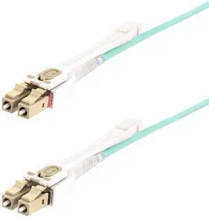 5m (16.4ft) LC (UPC) OM4 Multimode Fiber Optic Cable, 50/125, 100G, Low Insertion Loss, LSZH Fiber Jumper Cord 5m (16.4ft) LC (UPC) OM4 Multimode Fiber Optic Cable, 50/125, 100G, Low Insertion Loss, LSZH Fiber Jumper Cord