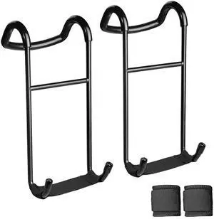 Dumbbell Spotter Hooks Hanger, 250 lbs Load Capacity Heavy Power Dumbbells Rack Attachments for Dumbbell Bench Press with Wrist Straps, Pairs Dumbbell Spotter Hooks Hanger, 250 lbs Load Capacity Heavy Power Dumbbells Rack Attachments for Dumbbell Bench Press with Wrist Straps, Pairs