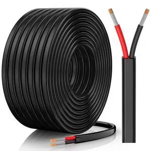14 Gauge Wire, 14 AWG 2 Conductor Electrical Wire, Flexible/Oxygen-Free Tinned Copper/Stranded PVC 14/2 Cord for Automotive, Marine, LED Strips, Solar, RV, Lighting (30FT) 14 Gauge Wire, 14 AWG 2 Conductor Electrical Wire, Flexible/Oxygen-Free Tinned Copper/Stranded PVC 14/2 Cord for Automotive, Marine, LED Strips, Solar, RV, Lighting (30FT)