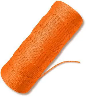 Orange Mason Line - #18 Braided Nylon String - 500 Ft Length - Nylon Twine for Gardening & Masonry - Perfect Construction String Orange Mason Line - #18 Braided Nylon String - 500 Ft Length - Nylon Twine for Gardening & Masonry - Perfect Construction String