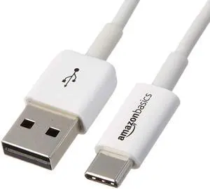 USB-C to USB-A 2.0 Fast Charger Cable, 480Mbps Speed, USB-IF Certified, for Apple iPhone 16/15, iPad, Samsung Galaxy, Tablets, Laptops, 6ft, White USB-C to USB-A 2.0 Fast Charger Cable, 480Mbps Speed, USB-IF Certified, for Apple iPhone 16/15, iPad, Samsung Galaxy, Tablets, Laptops, 6ft, White