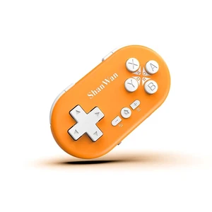 Bluetooth Gamepad Keychain Sized Mini Controller for Switch 2, Windows, Android, iOS & PS4(Orange -yellow) Bluetooth Gamepad Keychain Sized Mini Controller for Switch 2, Windows, Android, iOS & PS4(Orange -yellow)