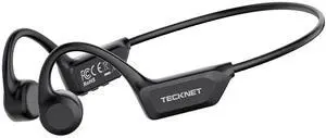 Bone Conduction Headphones, Bluetooth V6.0 Open Ear Headphones, Wireless Headphones 10H Playtime & IPX5 Waterproof, Comfortable Fit Built-in Mic, Sport Headphone for Running & Workout -Black Bone Conduction Headphones, Bluetooth V6.0 Open Ear Headphones, Wireless Headphones 10H Playtime & IPX5 Waterproof, Comfortable Fit Built-in Mic, Sport Headphone for Running & Workout -Black