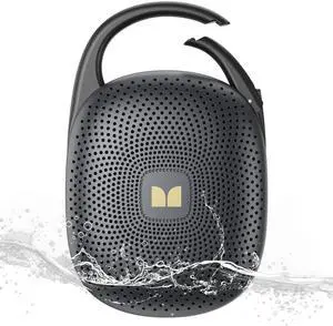 Clip-On Speaker with Carabiner, Ultra-Portable Bluetooth 6.0 Shower Speaker IPX7 Waterproof, 29H Playtime Small Wireless Speaker for Hiking Camping Beach Outdoor Travel - Black Clip-On Speaker with Carabiner, Ultra-Portable Bluetooth 6.0 Shower Speaker IPX7 Waterproof, 29H Playtime Small Wireless Speaker for Hiking Camping Beach Outdoor Travel - Black