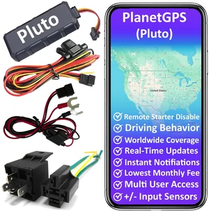 (Pluto) - Wired GPS Tracker for Vehicles + Kill Switch (Remote Starter Disable) + PTO Monitoring for Tow Trucks - Subscription Required (Starting $5.00 / Month) Relay Included (Pluto) - Wired GPS Tracker for Vehicles + Kill Switch (Remote Starter Disable) + PTO Monitoring for Tow Trucks - Subscription Required (Starting $5.00 / Month) Relay Included