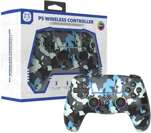 TOPWOLF PS5 Controller with Hall Effect Joysticks & Triggers, Wireless/USB Bluetooth Gamepad for PS5/PS5 Slim/Pro/PC, RGB, Dual Vibration, 6-Axis Motion, Macro/Turbo, Back Buttons, Touchpad, 1000mAh TOPWOLF PS5 Controller with Hall Effect Joysticks & Triggers, Wireless/USB Bluetooth Gamepad for PS5/PS5 Slim/Pro/PC, RGB, Dual Vibration, 6-Axis Motion, Macro/Turbo, Back Buttons, Touchpad, 1000mAh