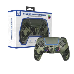 TOPWOLF PS5 Controller with Hall Effect Joysticks & Triggers, Wireless/USB Bluetooth Gamepad for PS5/PS5 Slim/Pro/PC, RGB, Dual Vibration, 6-Axis Motion, Macro/Turbo, Back Buttons, Touchpad, 1000mAh TOPWOLF PS5 Controller with Hall Effect Joysticks & Triggers, Wireless/USB Bluetooth Gamepad for PS5/PS5 Slim/Pro/PC, RGB, Dual Vibration, 6-Axis Motion, Macro/Turbo, Back Buttons, Touchpad, 1000mAh
