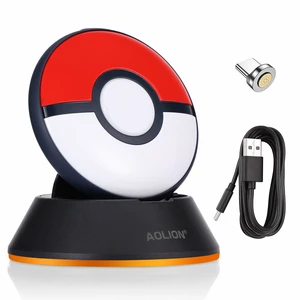Magnetic Charging Dock for Pokémon GO Plus+ & Switch Poké Ball - LED Ambient Light, Case-Friendly, 0.1s Fast Charge, 4-Layer Protection, Type-C Cable Magnetic Charging Dock for Pokémon GO Plus+ & Switch Poké Ball - LED Ambient Light, Case-Friendly, 0.1s Fast Charge, 4-Layer Protection, Type-C Cable