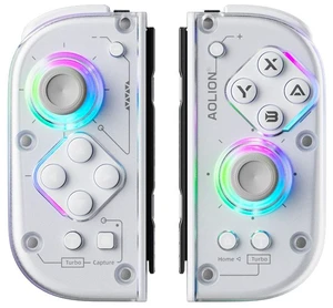 Aolion Wireless Switch 2 Left & Right Controller, Hall Effect Joysticks, Mechanical Buttons & Back Keys, RGB Bluetooth Gamepad for PC/Android/Steam Aolion Wireless Switch 2 Left & Right Controller, Hall Effect Joysticks, Mechanical Buttons & Back Keys, RGB Bluetooth Gamepad for PC/Android/Steam