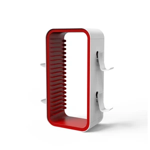 Universal Controller & Game Card Storage Rack for Switch 2/PS5/PS4/Switch/Xbox Series X/S Holds 18 Cards & 4 Controllers, Detachable ABS Stand Red Universal Controller & Game Card Storage Rack for Switch 2/PS5/PS4/Switch/Xbox Series X/S Holds 18 Cards & 4 Controllers, Detachable ABS Stand Red