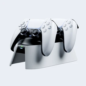 LinYuvo PS5 Controller Charging Dock, Dual Fast Charger & Storage Display Stand with RGB Ambient Light, 3-Hour Charge, Type-C Touch Charging for 2 PS5 Controllers LinYuvo PS5 Controller Charging Dock, Dual Fast Charger & Storage Display Stand with RGB Ambient Light, 3-Hour Charge, Type-C Touch Charging for 2 PS5 Controllers