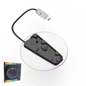 RGB Vertical Cooling Stand for PS5/PS5 Slim/PS5 Pro/30th Anniversary, 7-Color Light Base, Stable Disc Design, Easy Screw Install, ABS+Acrylic RGB Vertical Cooling Stand for PS5/PS5 Slim/PS5 Pro/30th Anniversary, 7-Color Light Base, Stable Disc Design, Easy Screw Install, ABS+Acrylic